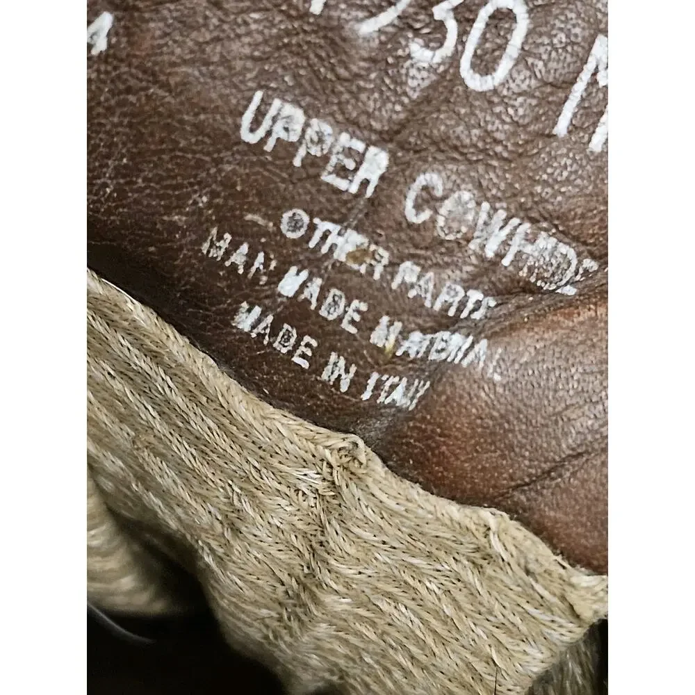 Vasque Skywalk Leather Gore-Tex Hiking Boots Made in Italy Mens 10.5
